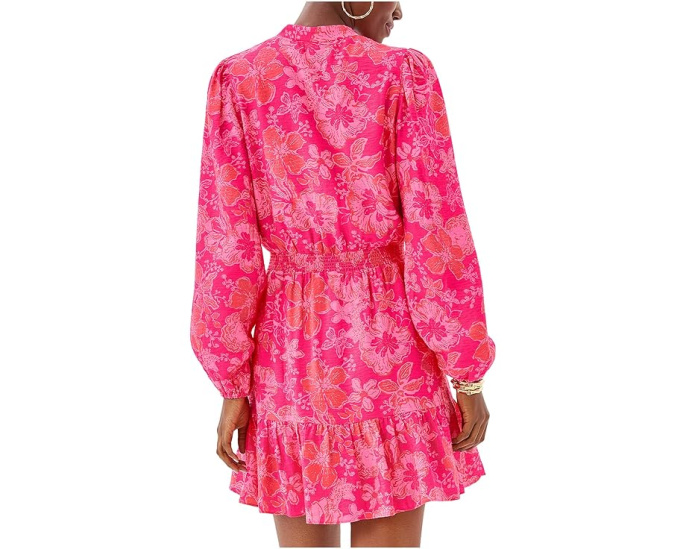 Платье Axton с воротником стойкой и присборенной талией Lilly Pulitzer