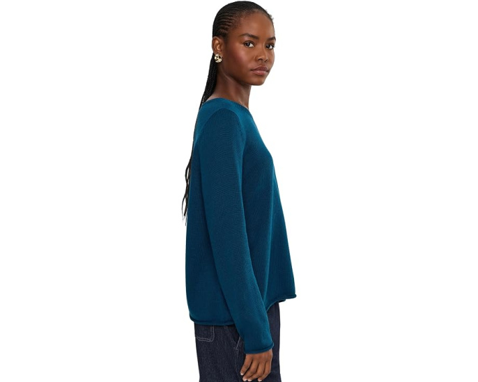 Свитер Eileen Fisher с лодочным вырезом из перуанского хлопка