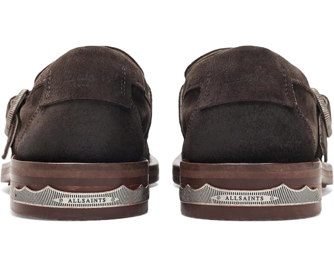 AllSaints лоферы Blossom Suede с пряжкой из замши