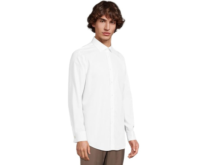 Calvin Klein рубашка Regular Fit Non Iron Herringbone French Cuff
