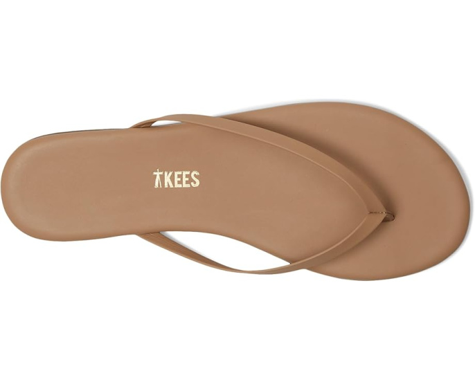Босоножки TKEES Foundation Matte из матовой кожи телесного цвета