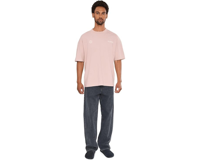 Футболка AllSaints Emblem с коротким рукавом цвета Sunbaked Pink