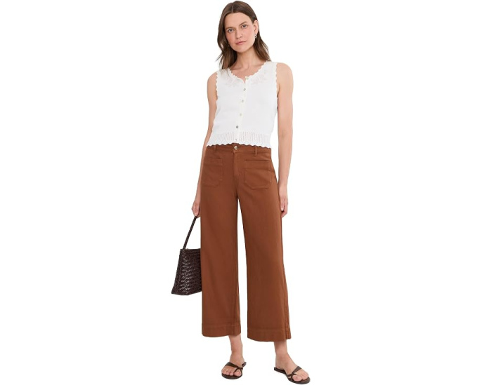 Брюки клеш от бедра укороченные Sanctuary Soft Marine Wide Leg Crop