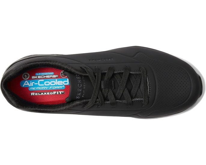 Рабочие туфли Skechers Uno SR с мягким мыском и противоскользящей подошвой