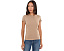Футболка Petite Stretch Cotton Tee Lauren Ralph Lauren цвета верблюжьей шерсти