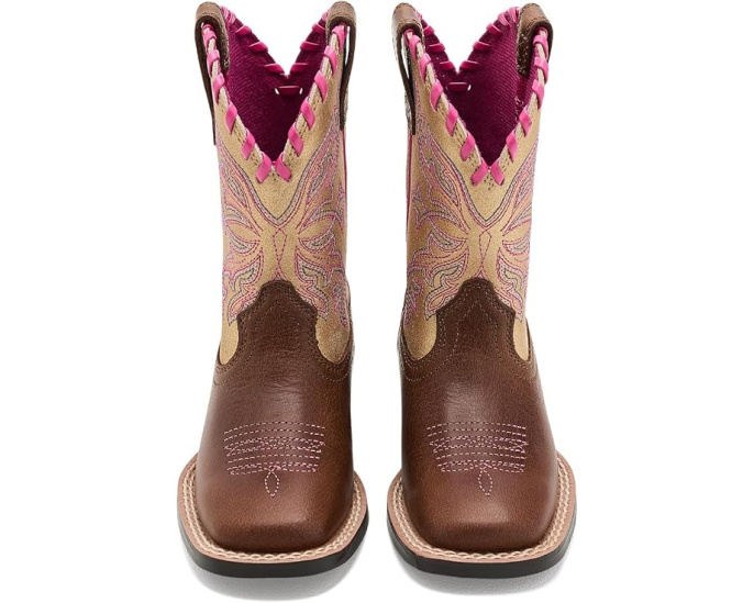 Ariat Sundown ковбойские сапоги с квадратным носком для детей