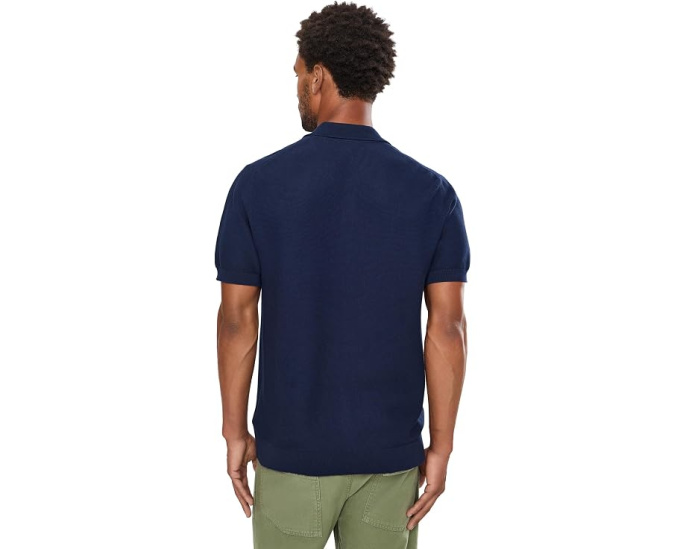 Lacoste хлопковый трикотажный поло Classic Fit Navy Blue