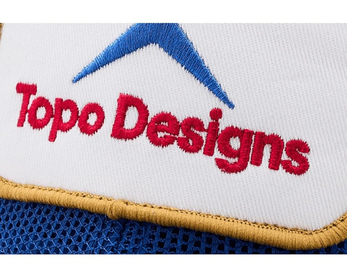 Бейсболка Patch Mesh Trucker с сеткой и вышивкой от Topo Designs
