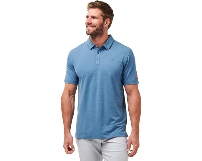 Поло TravisMathew Chicago Cubs Club Rules синее мужское