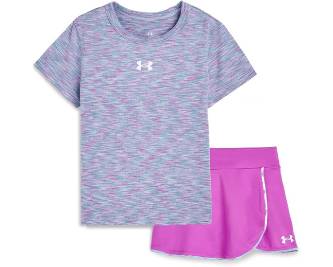 Детский набор футболка с юбкой-шортами Tee Wrap Skort Set Under Armour