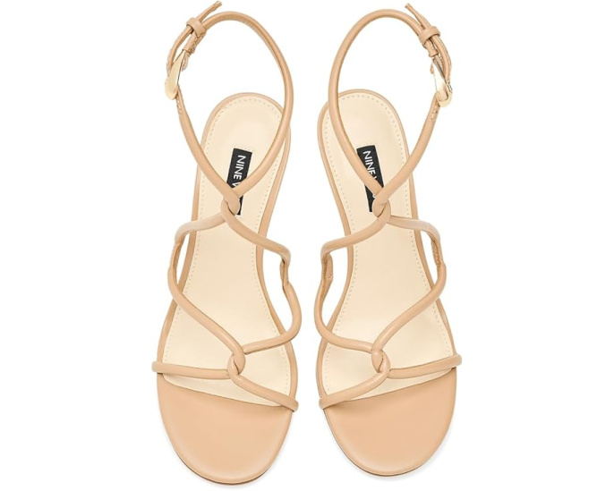 Босоножки Nine West Emerila на высоком каблуке-шпильке с асимметричными ремешками