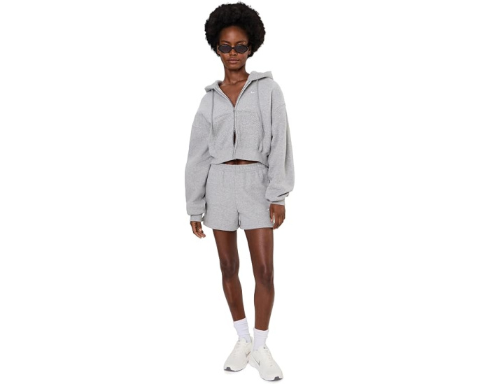 Шорты Nike Studio Fleece Mid-Rise 4 дюйма