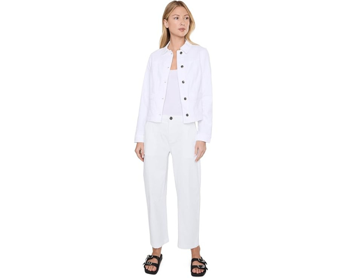 Джинсы KUT from the Kloth Ashton Wide Leg Barrel в оттенке Optic White