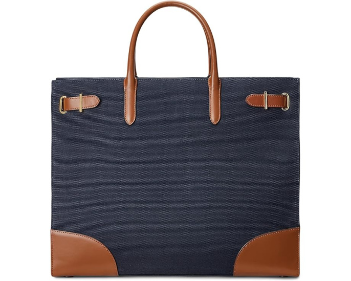 Сумка-тоут Lauren Ralph Lauren Print Canvas Large Devyn с цветочным принтом