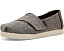 TOMS Alpargata для малышей с квадратным носком темно-коричневый