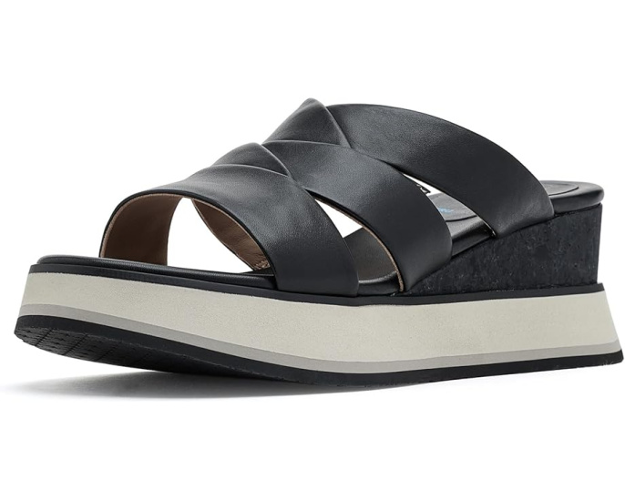 Сланцы Johnston & Murphy Colleen Triple Band Slide на клиновидном каблуке
