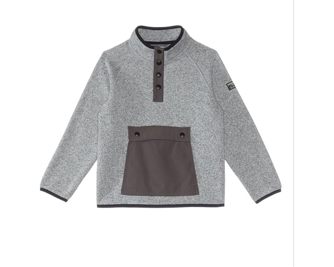 Детская толстовка L.L.Bean Bean Sweater Fleece Half-Snap с карманами