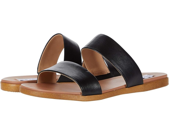 Сандалии Steve Madden Dual Flat с отделкой стразами на микрозаме