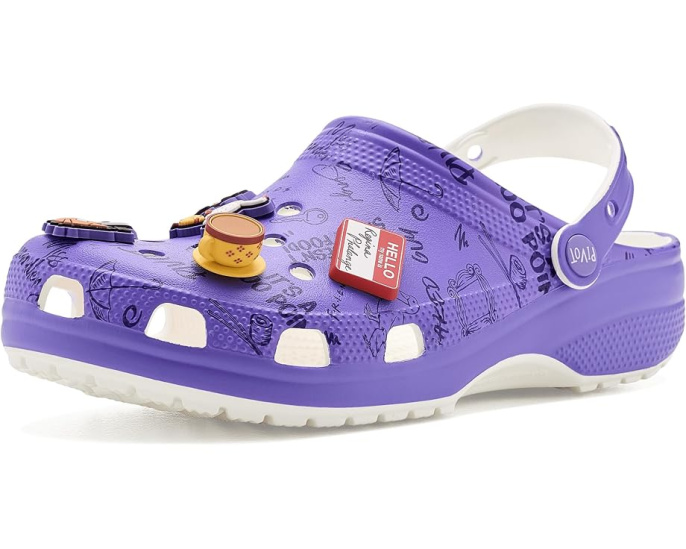 Crocs Friends Classic Clogs сабо с принтом и подвесками разноцветные