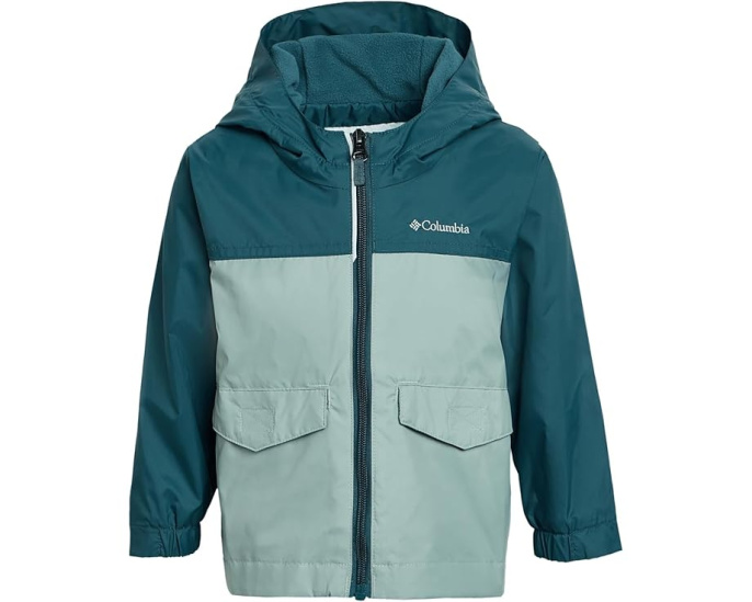 Детская дождевая куртка Columbia Rain Zilla II для малышей с флисовой подкладкой