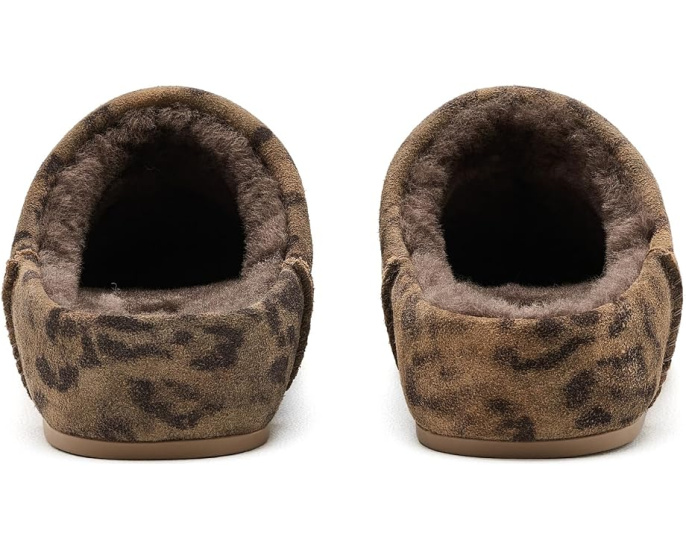 Тапочки UGG Elea Slip-On с леопардовым принтом