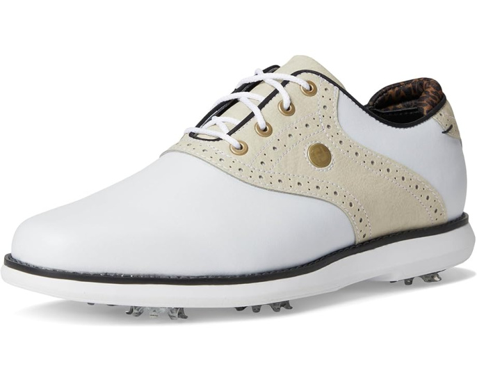 Гольф обувь FootJoy Traditions с водонепроницаемой конструкцией и шипами