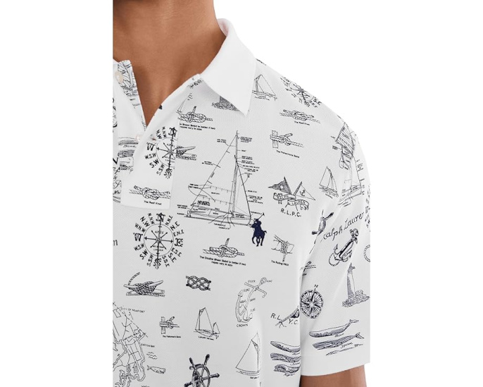 Поло Classic Fit Nautical Mesh от Polo Ralph Lauren