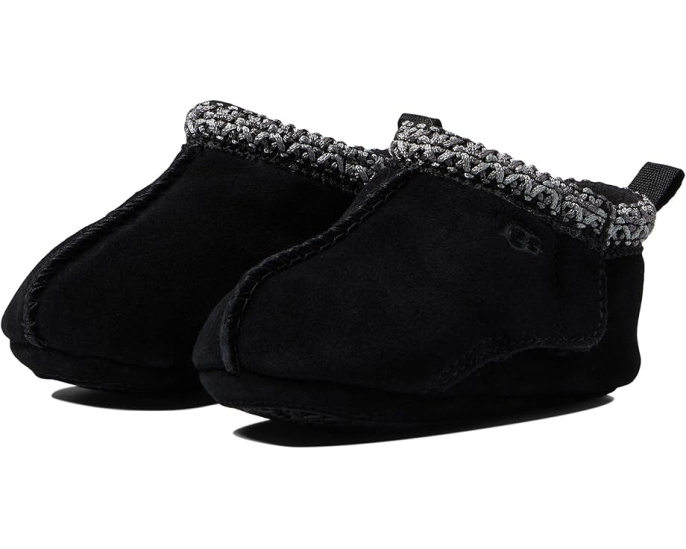Детские тапочки UGG Tasman из замши на липучке