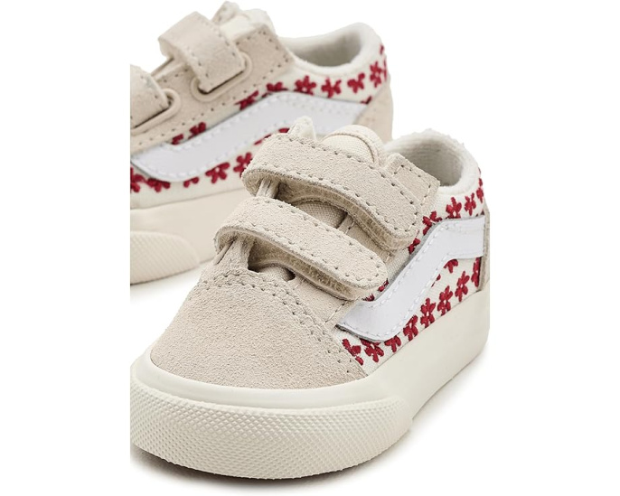 Кроссовки Vans Old Skool V с двойной липучкой для малышей