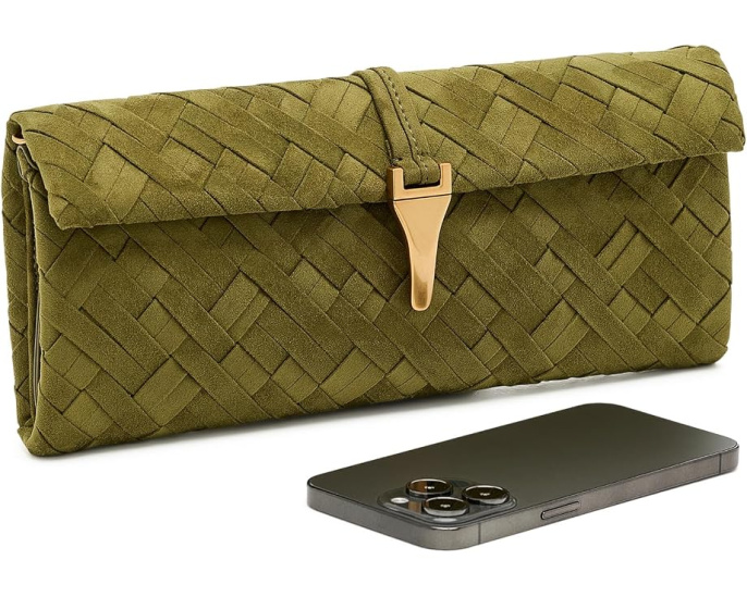 Zaria Woven Clutch