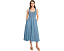 Платье миди Josie Midi Dress Barbour из денима