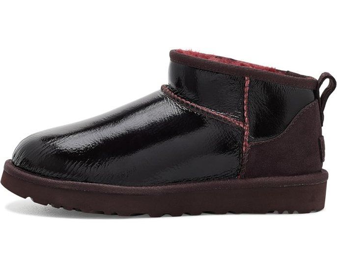 Ботинки UGG Classic Ultra Mini Crinkle с переливающимся верхом