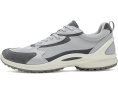 ECCO Biom Energi Sporty Lace-Up серые кроссовки из кожи и текстиля