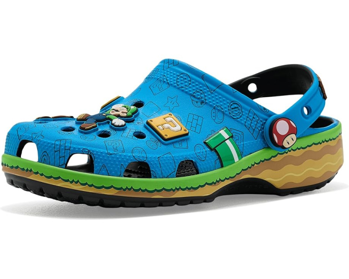 Детские сабо Crocs Classic Super Mario для детей
