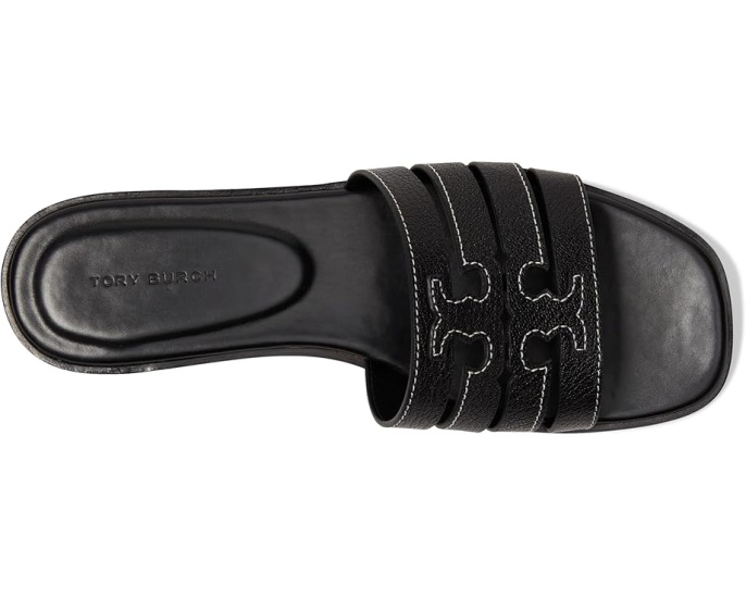 Сандалии Tory Burch Ines Cage с открытым носком и двойным логотипом
