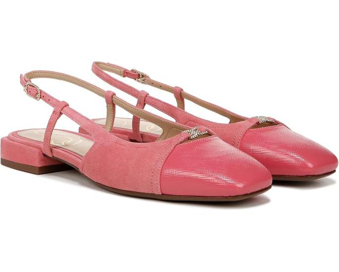 Балетки Sam Edelman Kara 2 с квадратным носком и стразом