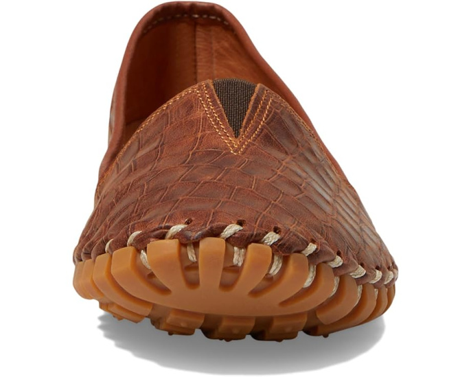 Мокасины Spring Step Kathaleta Croco с круглым носком и поддержкой свода