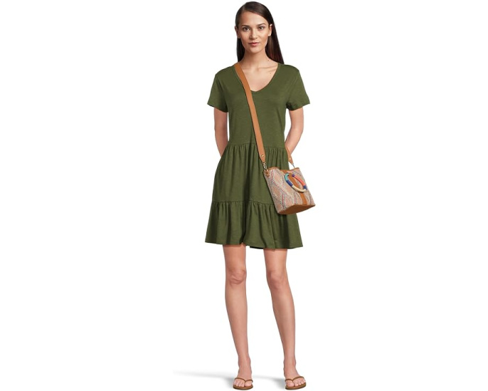 HOBO Luna Small Tote из рафии со съёмным ремнём для кроссбоди