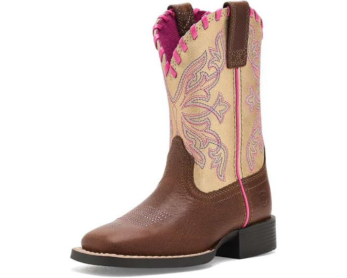 Ariat Sundown ковбойские сапоги с квадратным носком для детей