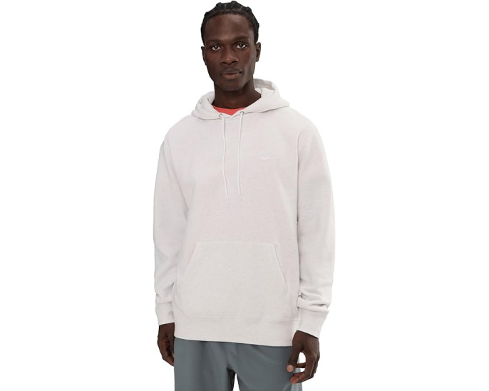 Nike Club Fleece худи с капюшоном и карманом кенгуру для баскетбола