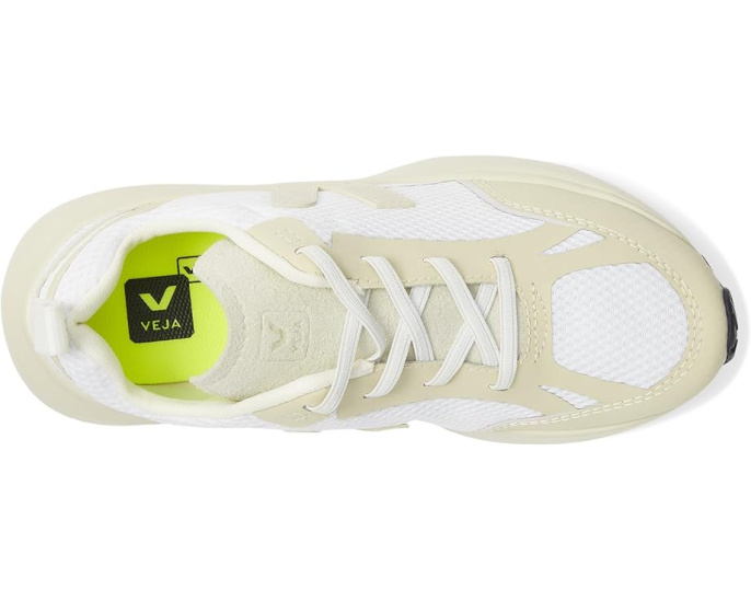 Детские кроссовки VEJA Small Canary Light с текстильным верхом и эластичными шнурками