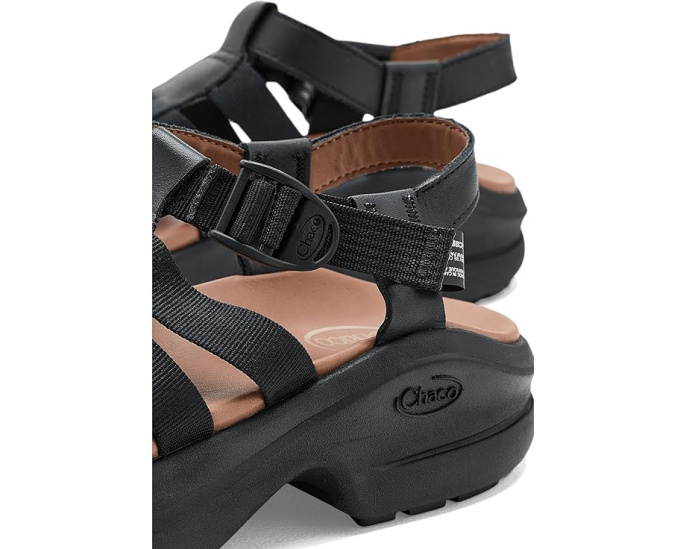 Сандалии Chaco Cushform Fisherman на платформе с кожаным верхом