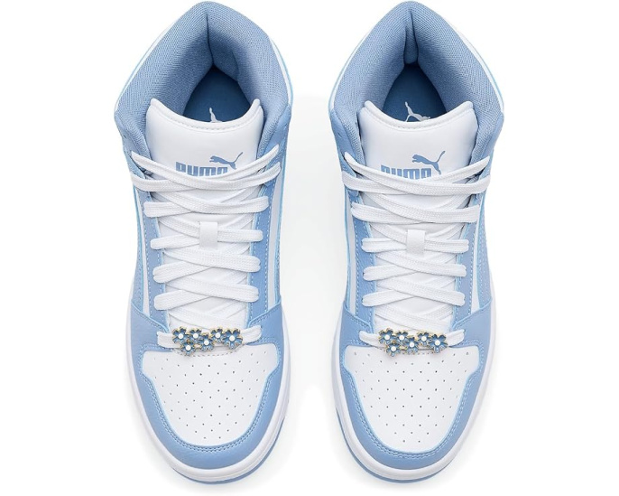 Кроссовки высокие Rebound Layup Floral Puma с цветочным принтом