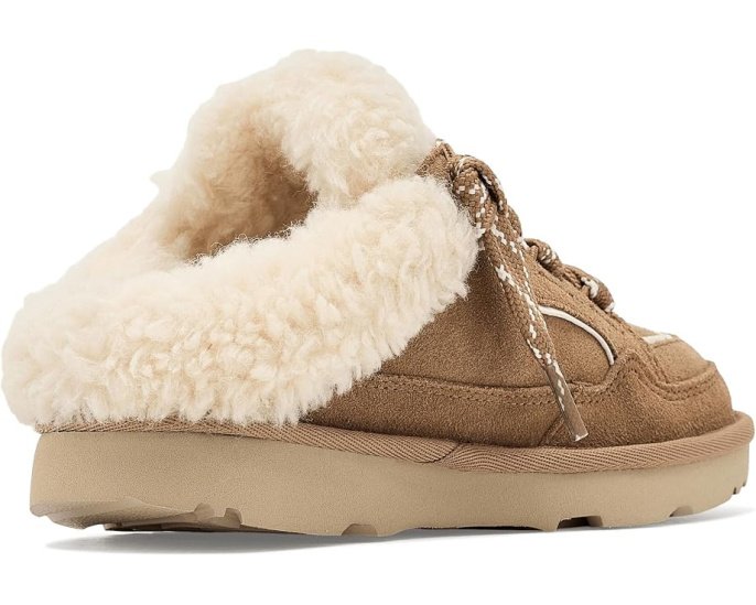 Детские тапочки-мюли UGG Lowmel Mule из коричневого замша