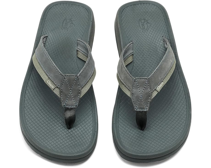 Сланцы Chaco Lowdown Leather Flip из натуральной кожи с анатомической стелькой