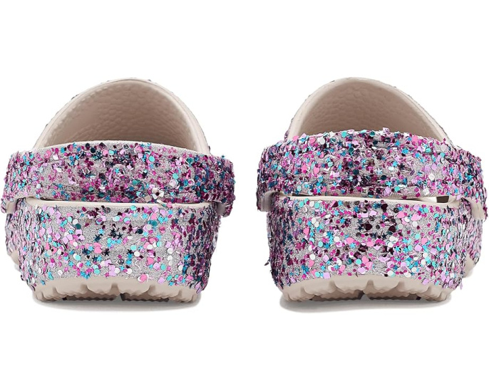 Crocs Classic Glitter Clogs блестящие сабо для малышей