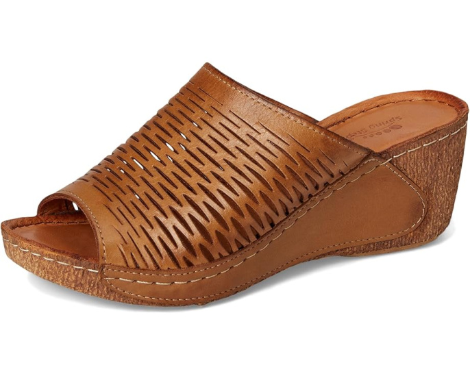 Сандалии Spring Step Cunacena на платформе с клином и открытым носком