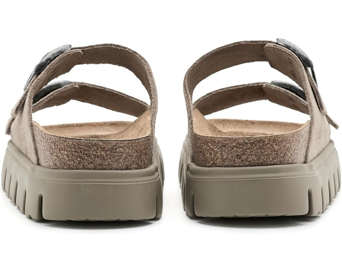 Сандалии Arizona Chunky из замши Birkenstock