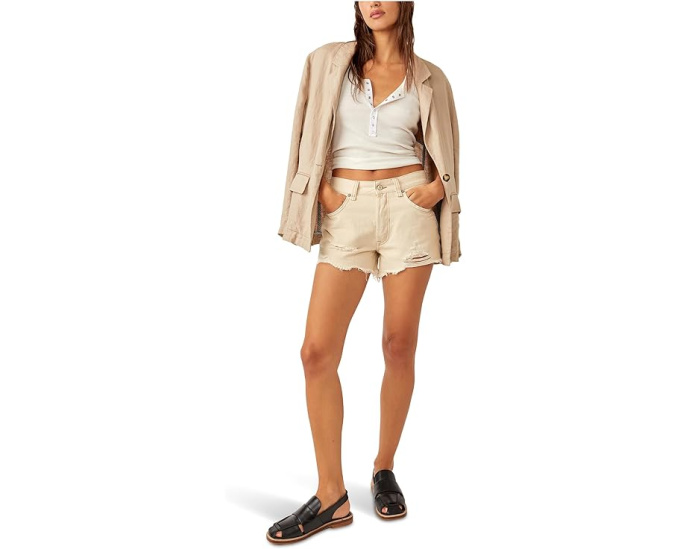 Шорты Free People We The Free Now Or Never Denim из денима