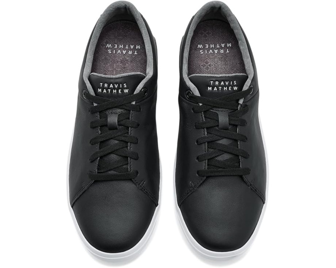 Кроссовки TravisMathew The Modern Cup из кожи с логотипом на язычке